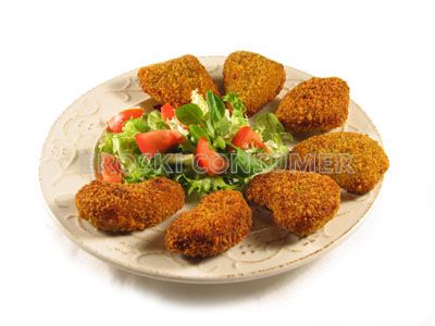 Nuggets de pollo con ensalada de lechugas variadas | Consumer