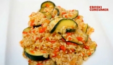 Arroz mediterráneo con verduras