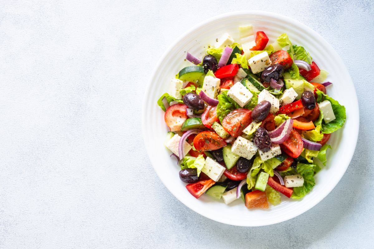 ensalada griega receta