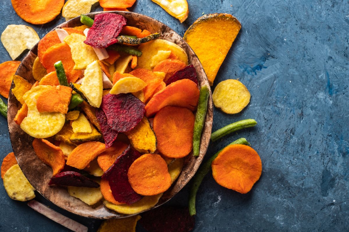 chips vegetales al horno