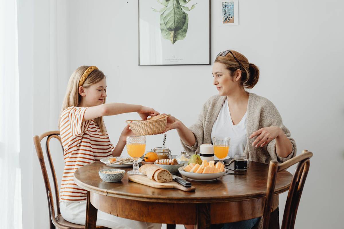 desayuno con adolescentes