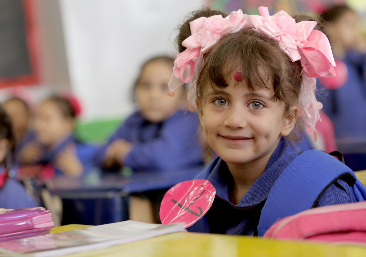 escuelas en Gaza y niñas