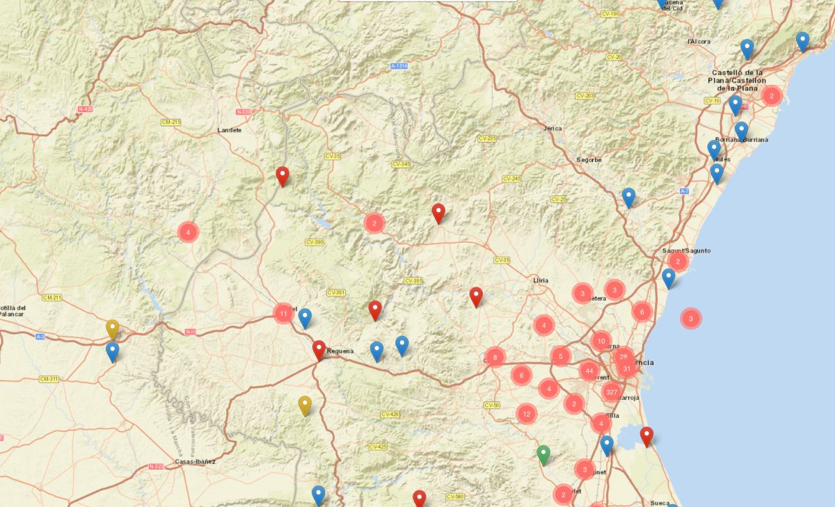 mapa ayuda terreta valencia