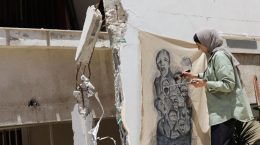 artistas en Palestina