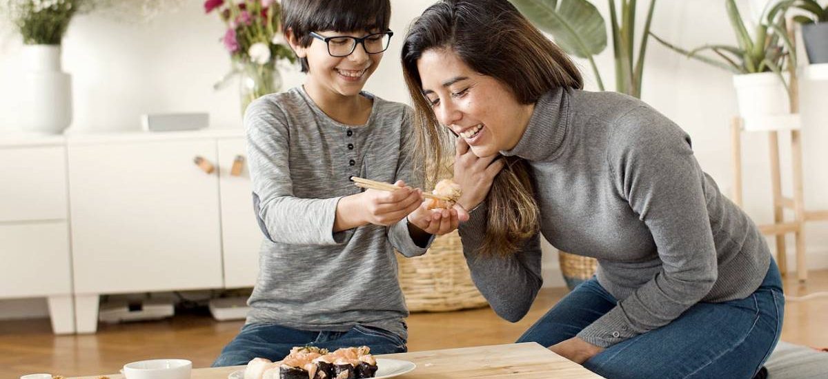 sushi para niños