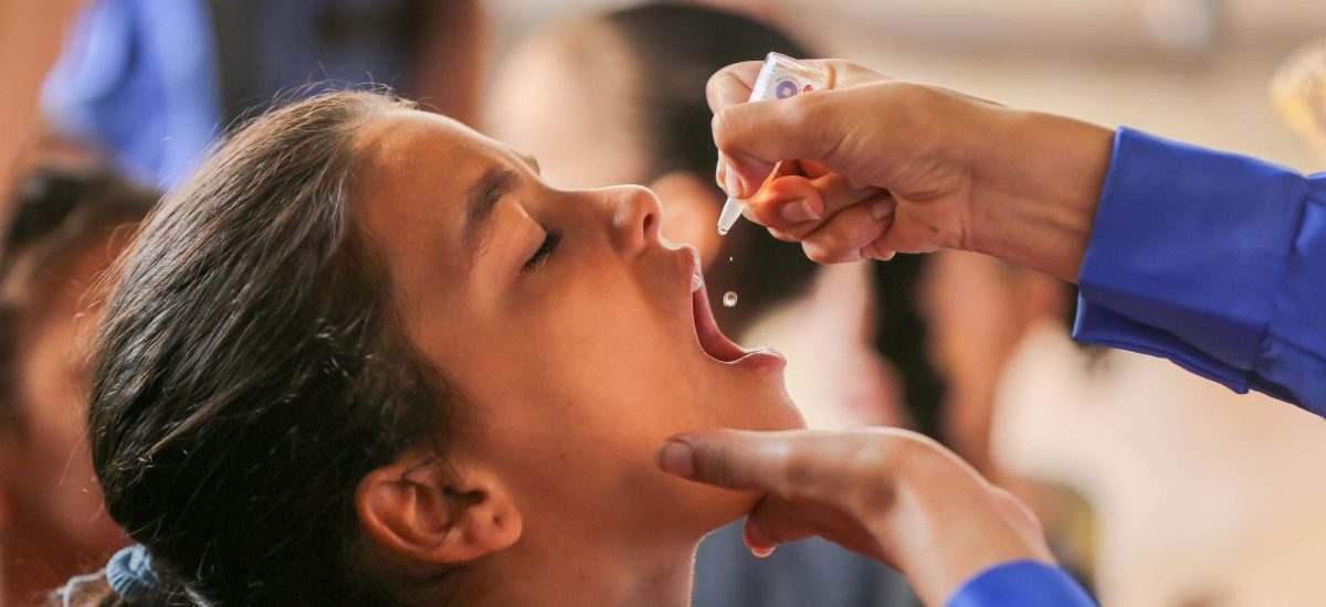 vacunas contra la polio en Gaza