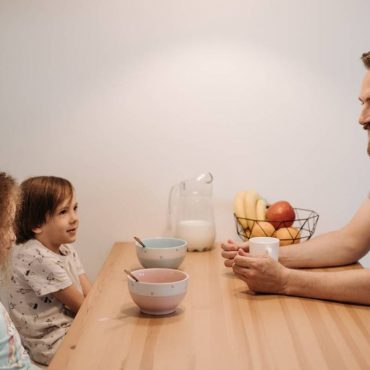 desayuno en familia