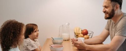 desayuno en familia