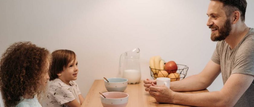 desayuno en familia