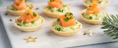 canapés de salmón fáciles de hacer