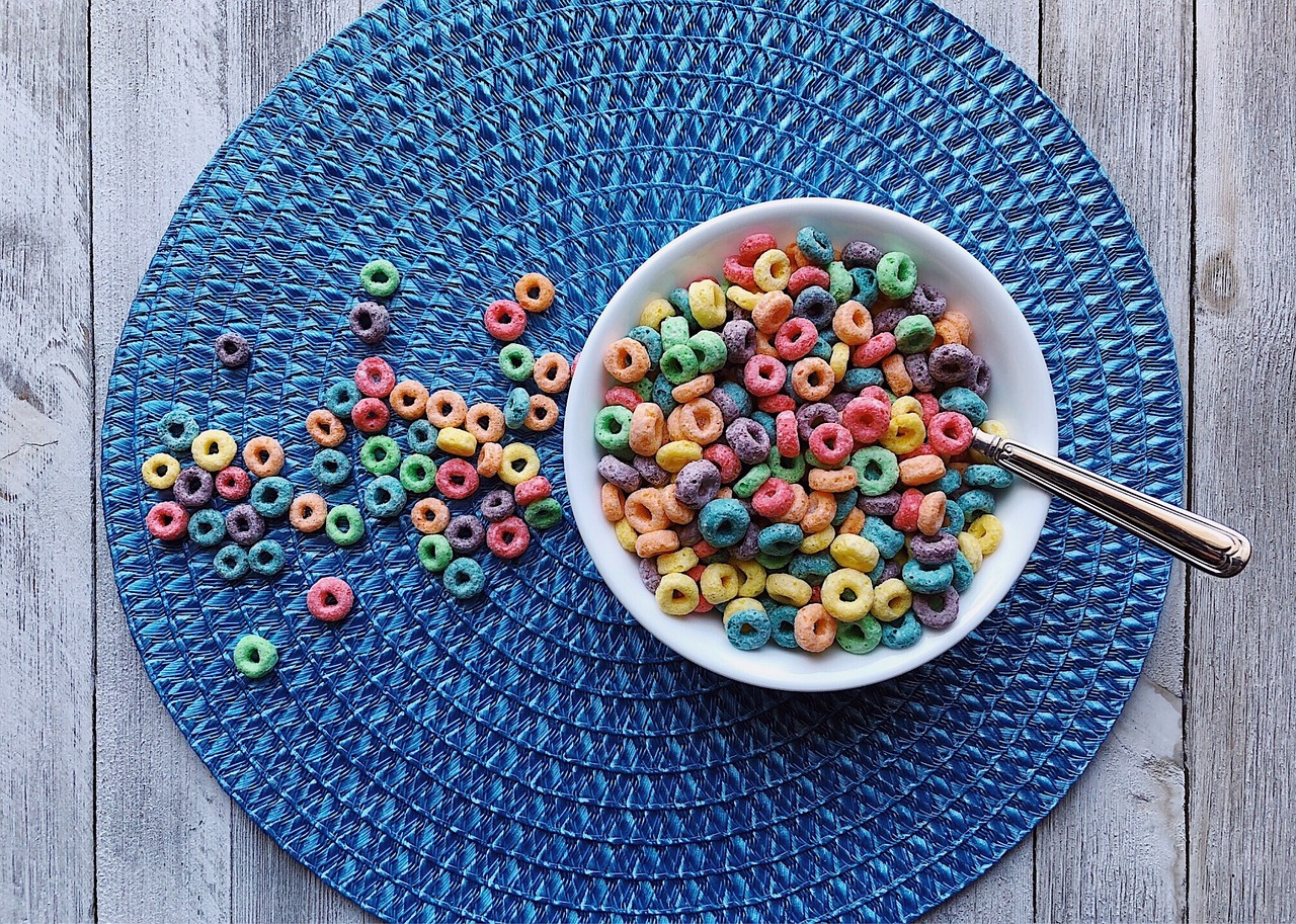 Cereales infantiles colores
